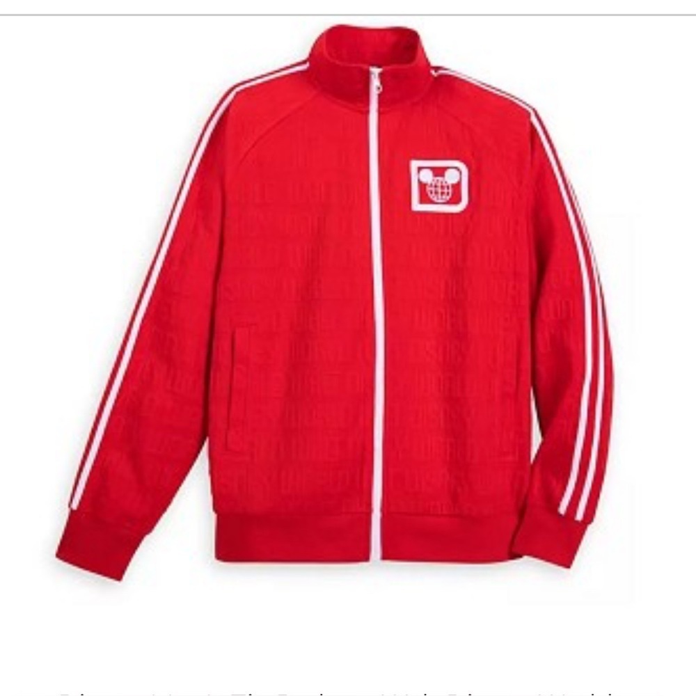 Disney World embossed zip up jacket Unisex SZ: XL